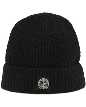Stone Island Beanie Accessories - Black