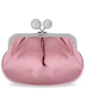 Weekend by Maxmara Pasticcino Emmy Small Clutch Bag - Pink