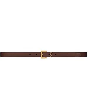 Saint Laurent Belts - Black