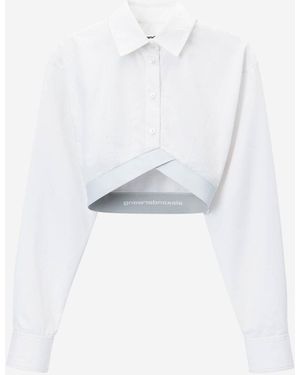 Alexander Wang Plain Cotton Blouse - White