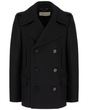 Dries Van Noten Coats - Black