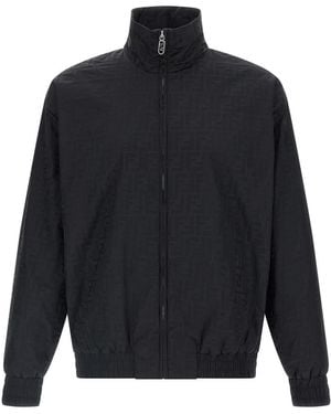 Fendi Bomber Nylon Ff - Blue