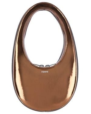 Coperni 'Mirrored Mini Swipe Bag' Handbag - Brown