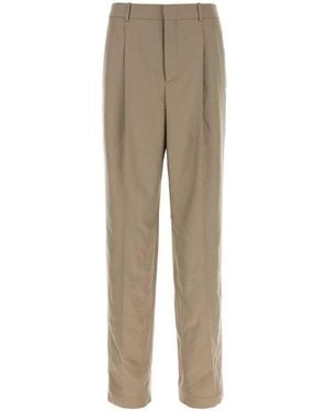 Saint Laurent Cappuccino Cashmere Pant - Natural