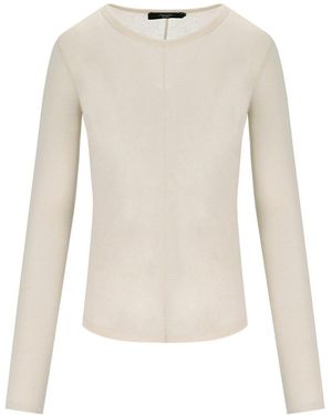 Weekend by Maxmara Vincita Ivory Long Sleeved T-Shirt - White