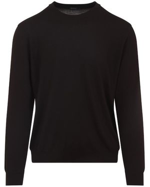 Kiton Dark Cashmere Pullover - Black