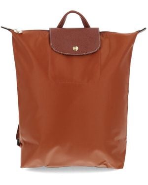 Longchamp "Le Pliage Original" Backpack - Brown