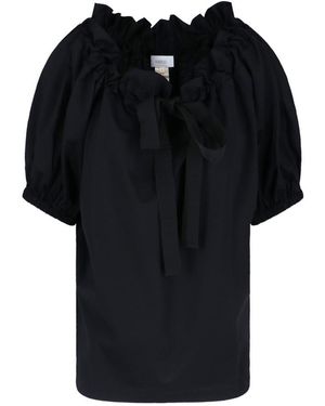 Patou Drawstring T-Shirt - Black