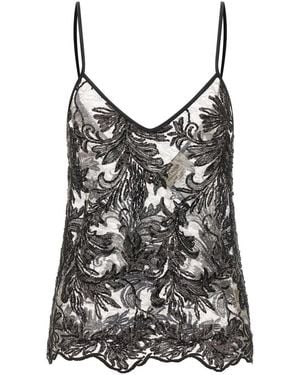 Le twins 'alba' Top - Black