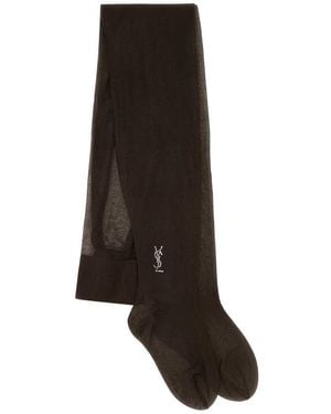 Saint Laurent Stretch Nylon Tights Jumpsuit - Black