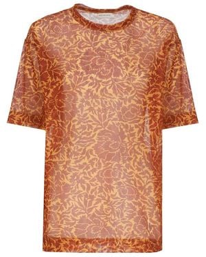 Dries Van Noten Short Sleeve T-Shirt - Orange