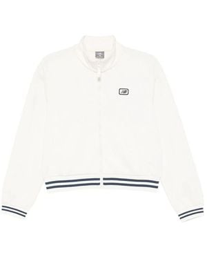 New Balance Zip-Up Performance Track Jacket - White