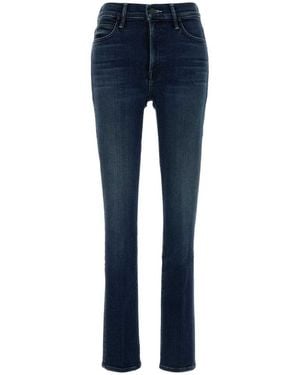 Mother Stretch Denim Jeans - Blue