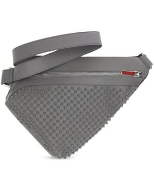 Christian Louboutin Funky Leather Crossbody Pack - Grey