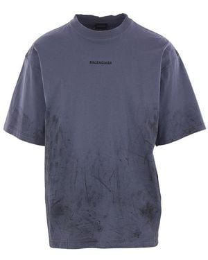Balenciaga T-Shirts And Polos - Blue