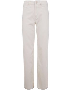 7 For All Mankind Tess Trouser Clothing - White