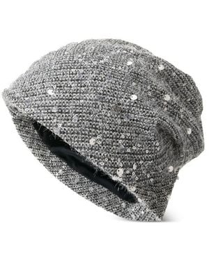 Maison Michel Caps - Grey
