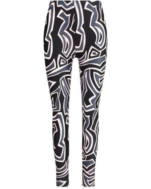 PUCCI Leggings With Marmo Print - Black