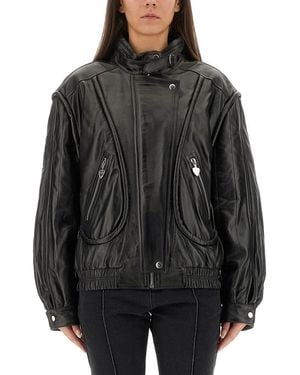 Isabel Marant Leather "Carole" Jacket - Black