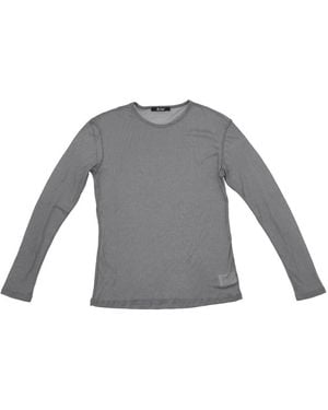LA ROSE Long Sleeve Jersey T-Shirt - Gray