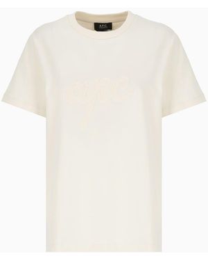 A.P.C. T-Shirts And Polos - White