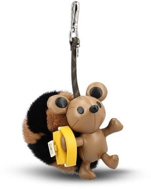 Fendi " Furette" Charm - White