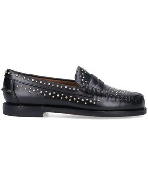 Sebago Dan Leather Loafers - Black
