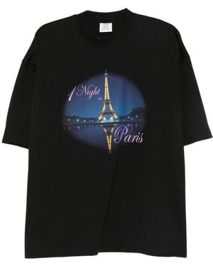 Vetements T-Shirts & Vests - Black