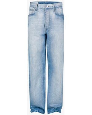 Dries Van Noten 01680 Pine Den 2390 M.W.Pants Clothing - Blue