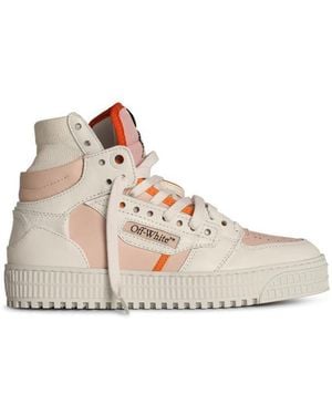 Off-White c/o Virgil Abloh Nude Off Court Boot Trainer - White