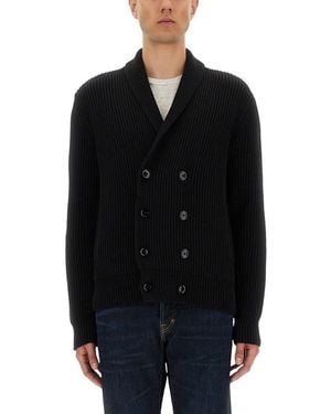 Tom Ford Double-breasted Cardigan - Black