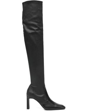 TOTEME Nappa "over The Knee" High Boots Shoes - Black