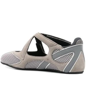 The Attico 'Floor01' Ballerina Flat - White