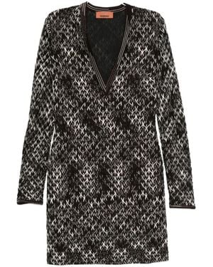 Missoni Wool Blend Short Dress - Grey