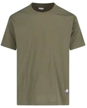 Bottega Veneta T-Shirt With Embroidery - Green