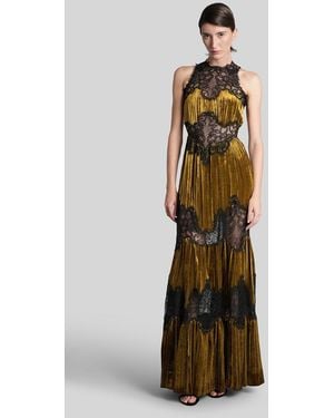 Costarellos Nassia Long Dress - Brown