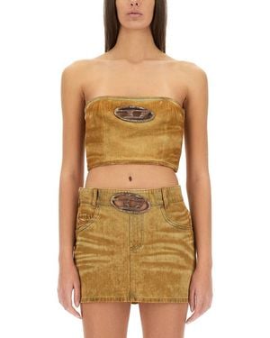 DIESEL Top "De-Villess-Fsf" - Natural