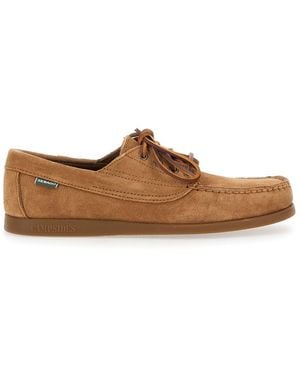 Sebago Askook Suede Fondo Gomma - Brown