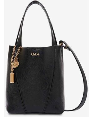 Chloé Spin Mini Tote Bag - Black