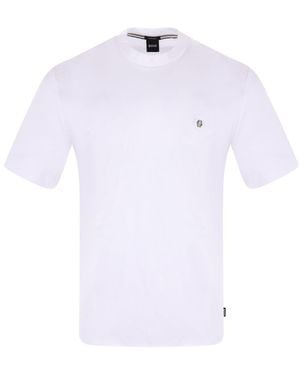 BOSS White Cotton T-shirt