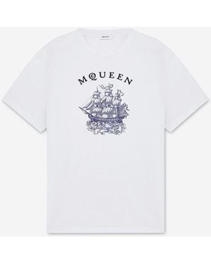 McQueen Round Neck T-Shirt - White