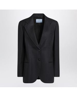 Prada Single-Breasted Jacket - Black