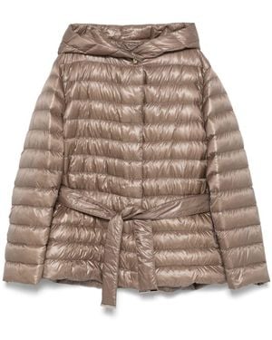 Herno Nylon Short Down Jacket - Natural