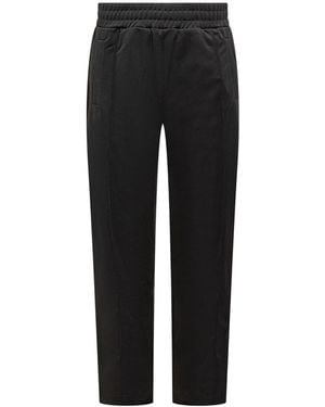 Palm Angels Trousers With Elasticized Waistband - Black