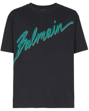Balmain Logo T-Shirt - Black