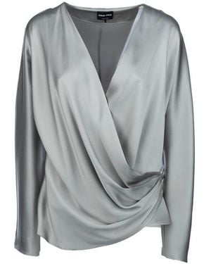 Giorgio Armani Shirts - Gray