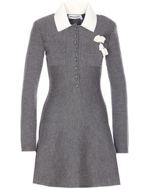 Self-Portrait Dress - Gray