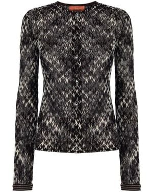 Missoni Wool Blend Cardigan - Black
