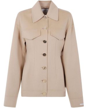 Sportmax Wool Coat - Natural