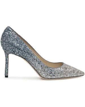 Jimmy Choo Romy Glitter Degradé Court Shoes 85 Shoes - Metallic